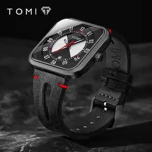 ساعة TOMI Fashion Square للرجال والنساء ✨ تصميم بسيط وأنيق – مناسبة للأعمال والأنشطة الترفيهية
